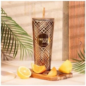 Dream Big Tumbler with Straw